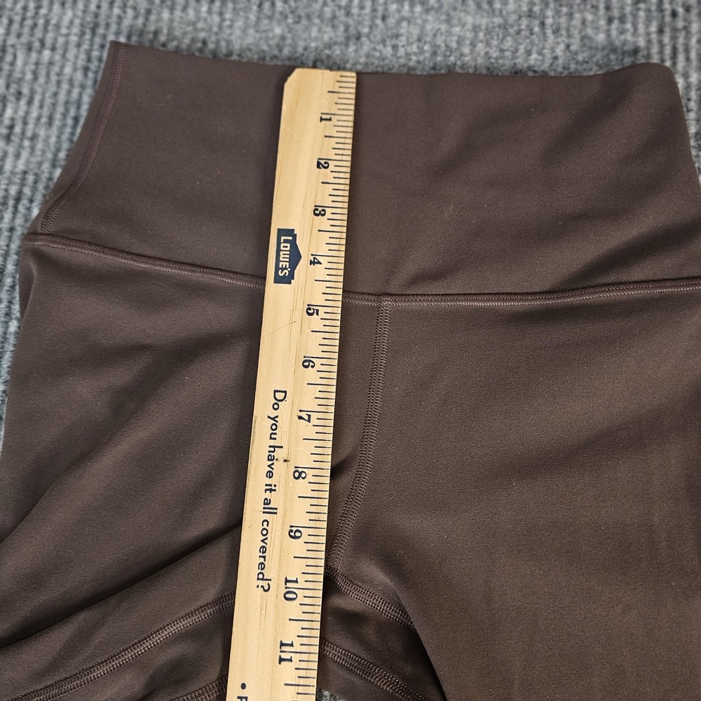 Lululemon Pants Womens 6 Brown High Rise Ankle Leggings Yoga Stretch Athletic - Picture 7 of 10